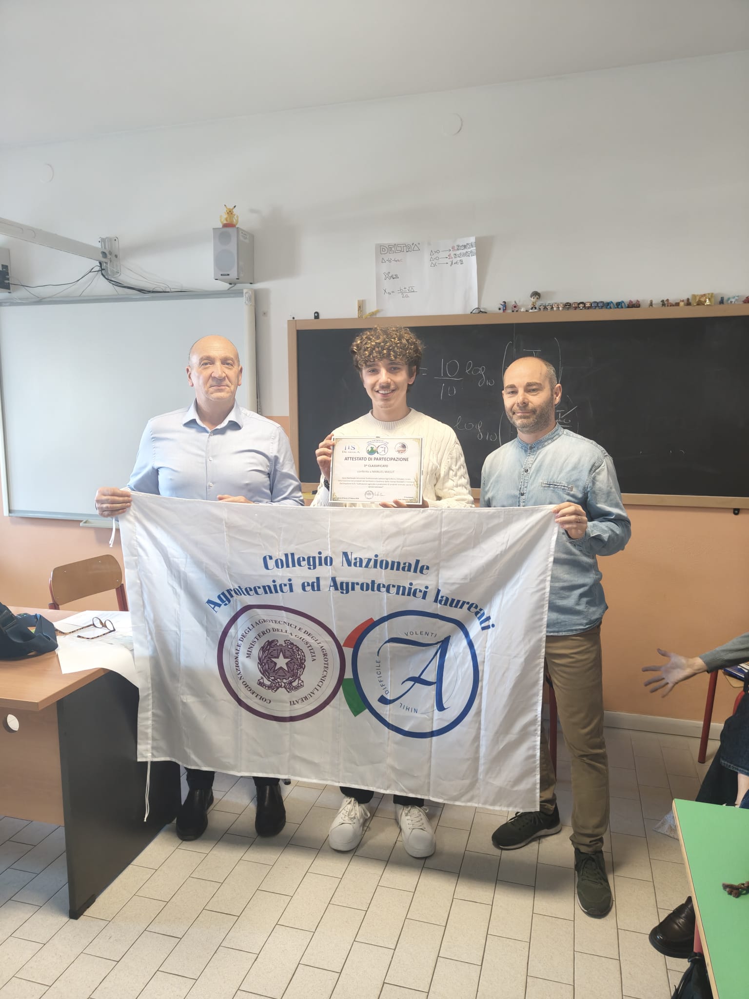 Premiato Michele Masut: 3° classificato alle Gare Nazionali di Agraria